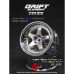 5-Spoke Drift Element Wheels Light Gold/Chrome - Gold Rivets (2Pcs)