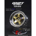 5-Spoke Drift Element Wheels Gold/Chrome (2Pcs)