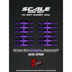 Faux goujons longue pour jantes Drift Element - Anodisé Violet(24Pcs)