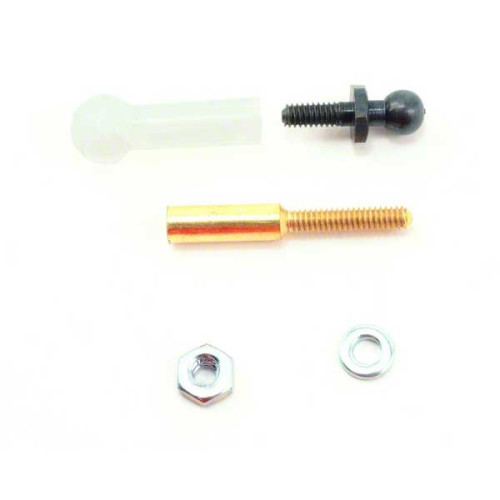 2-56 Threaded Ball Link for 2mm Wire (1Pc)