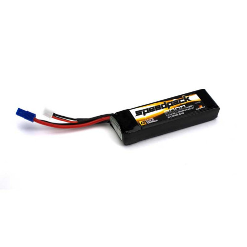 Dynamite 7.4V 2000mAh 2S 30C LiPo, Lang m. EC3: Minis