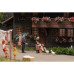 Clockmaker's house with figure Anniversary model (H0)