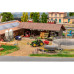 Equipment shed, slurry pit and feed silos (H0) Equipment shed, slurry pit and feed silos (H0)