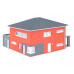 WeberHaus CityLife, rot (H0)