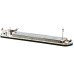 River cargo boat with dwelling cabin (H0) River cargo boat with dwelling cabin (H0)