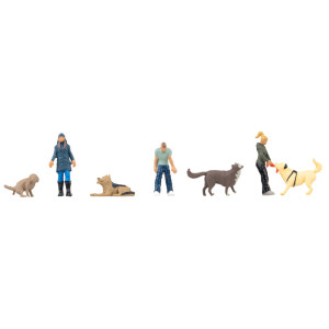 Walkers with dogs (H0)