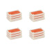 4 Market boxes with vegetables (H0) 4 Market boxes with vegetables (H0)