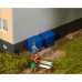 2 Blue garbage bins (H0)