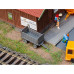 2 Bahnsteigwagen, grau (H0)