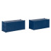 20' Container, blue, set of 2 (H0) 20' Container, blue, set of 2 (H0)