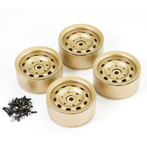 Aluminum Beadlock Old Round Wheels - Bronze (4Pcs)
