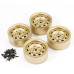 Aluminum Beadlock Old Round Wheels - Bronze (4Pcs)