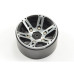 1.9 Heavyweight 6-Spoke Alloy Beadlock Wheels Black (4Pcs)