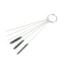 Airbrush cleaning set - 3 brushes and 3 wires
