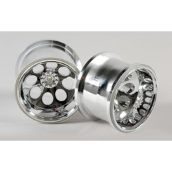 Stadium Truck Rims Chromed 1/6 (2Pcs)