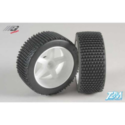 Mini Pin M OR Tires glued White (2pcs)