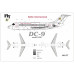 DC-9 model 10/20/30/40 Baltic Internacional (1/144) DC-9 model 10/20/30/40 Baltic Internacional (1/144)