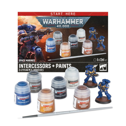 Warhammer 40.000 - Intercessors and Paints Warhammer 40.000 - Intercessors and Paints