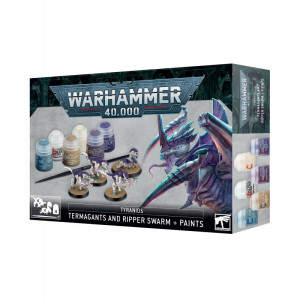 Warhammer 40.000 - Tyranids - Termagants and Ripper Swarm + Paints Set