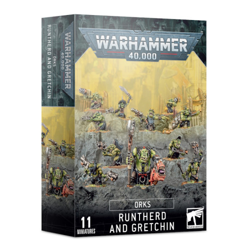 Ork - Runtherd and Gretchin Ork - Runtherd and Gretchin