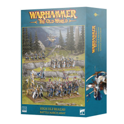 Warhammer The Old World - High Elf Realms - Battle March Army Warhammer The Old World - High Elf Realms - Battle March Army