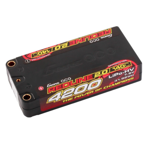 Gens Ace Redline 2.0 Shorty 2S HV 7.6V 140C 4200mAh
