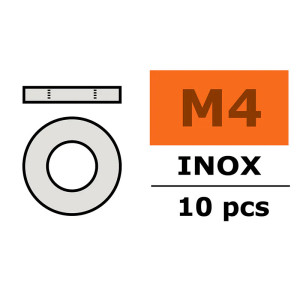 Washer - M4 - Inox - 10 Pieces