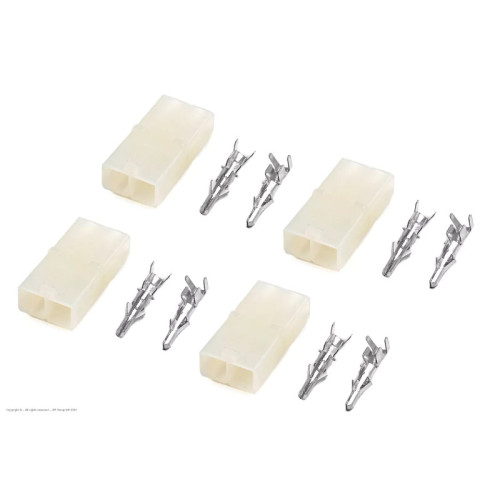 Connector - Tamiya - Gold Plated - Female - 4 pcs