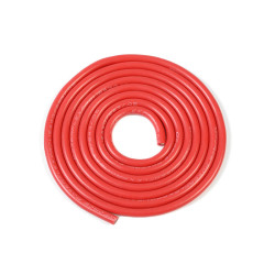 Câble silicone - Rouge - 16AWG - 3mm - 1m