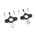 Kunststoff Radverkleidungshalter D:4mm (2) Kunststoff Radverkleidungshalter D:4mm (2)