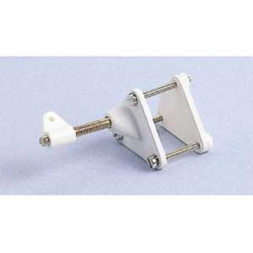 Rudder horn wirh three - point fixing