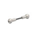 Accouplement d'arbre flexible L:65mm pour arbres 6/4mm (Gauche) Accouplement d'arbre flexible L:65mm pour arbres 6/4mm (Gauche)