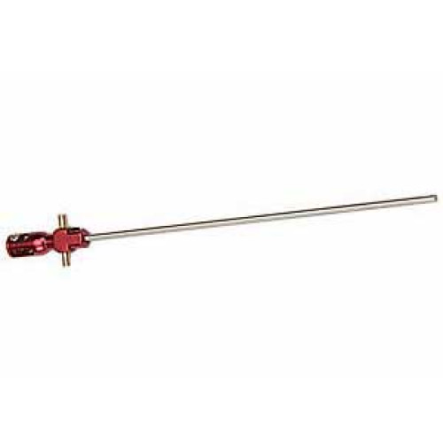 Inner Shaft w/Alum Head/Hub Red (BCX/Graupner)
