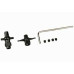 Aluminum Lower Rotor Head Set Black (BCX/Graupner) Aluminum Lower Rotor Head Set Black (BCX/Graupner)