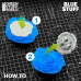 Blue Stuff Mold (4 Bars) Blue Stuff Mold (4 Bars)