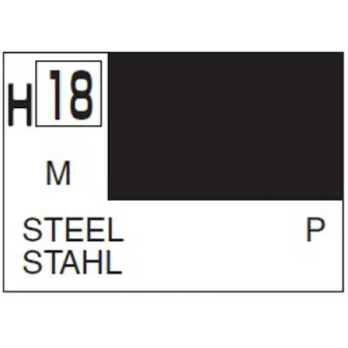 H018 Metallic Steel 10ml