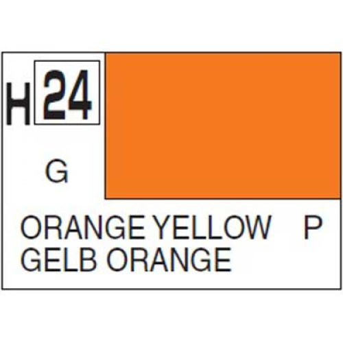 H024 Gloss Orange Yellow 10ml H024 Gloss Orange Yellow 10ml
