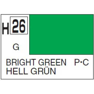 H026 Gloss Mid Green 10ml