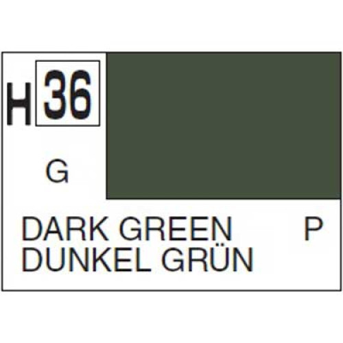 H036 Gloss Dark Green 10ml