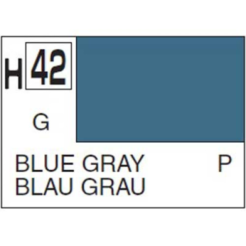 H042 Gloss Blue Grey 10ml