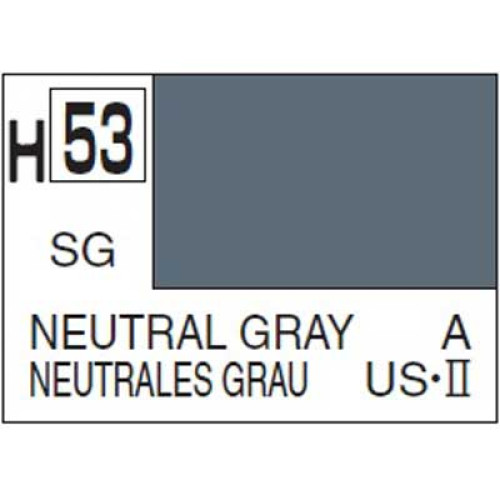 H053 Semi-Gloss Neutral Grey 10ml