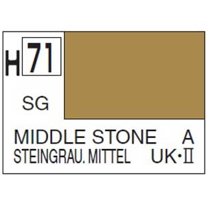 H071 Semi-Gloss Middle Stone 10ml