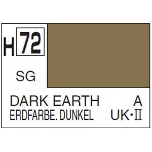 H072 Semi-Gloss Dark Earth 10ml