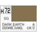 H072 Semi-Gloss Dark Earth 10ml