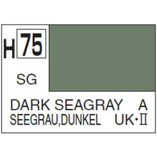 H075 Semi-Gloss Dark Sea Grey 10ml