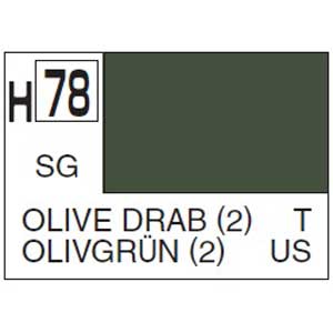 H078 Semi-Gloss Olive Drab 2 10ml