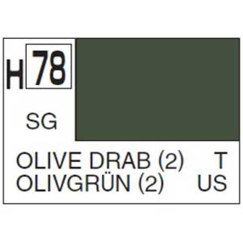 H078 Semi-Gloss Olive Drab 2 10ml