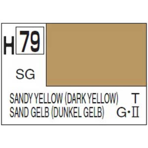H079 Semi-Gloss Sand Yellow (dark) 10ml