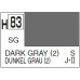H083 Semi-GLoss Dark Grey 2 10ml