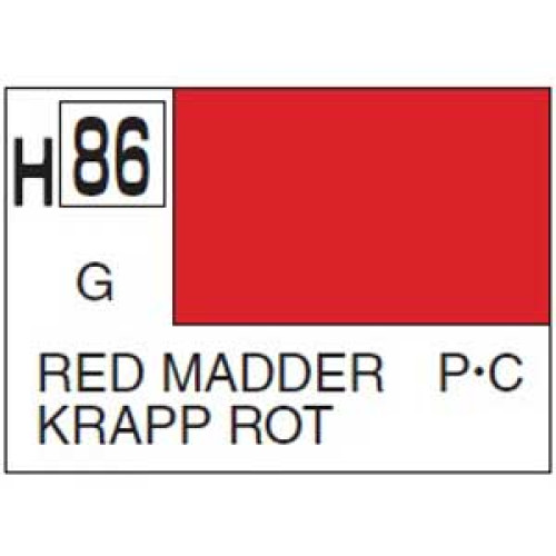 H086 Gloss Red Madder 10ml